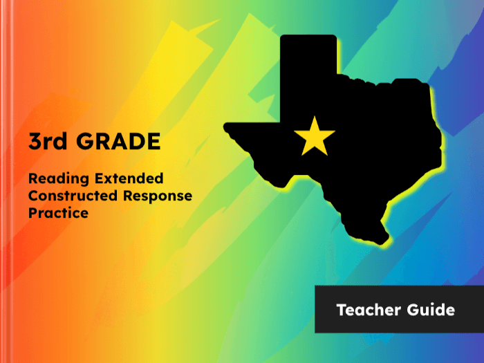 3rd Grade Reading Extended Constructed Response Practice